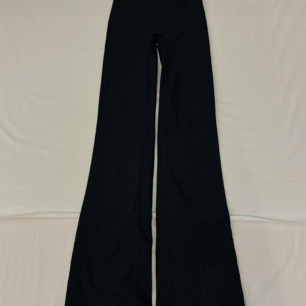 Classic black wide-leg pants